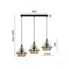 Lampa wisząca QUELL BOHO 3xE27 LLS